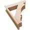 Ekena Millwork 7 1/2-in W x 28-in D x 36-in H Balboa Slat Rough Cedar Woodgrain TimberThane Outlooker, Primed Tan OUTUR075X28X36BOA24RCPR - alternate 2